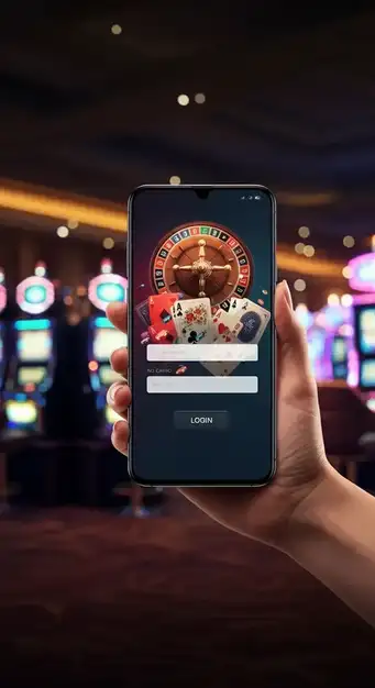 Schermweergave van de Casino Bof inlogpagina met velden voor e-mailadres en wachtwoord, omgeven door moderne beveiligingssymbolen.